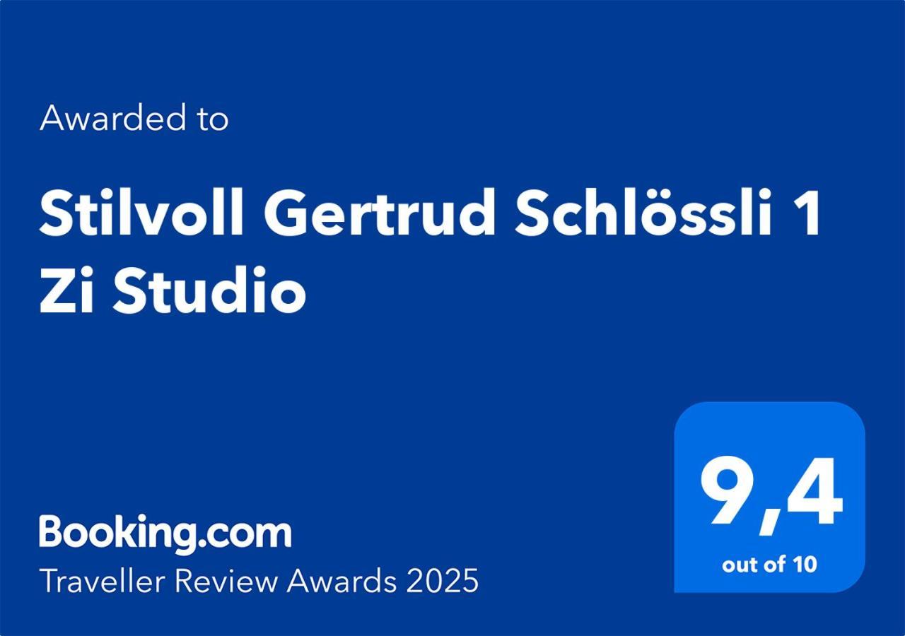 Stilvoll Gertrud Schloessli 1 Zi Studio Saint-Gall Extérieur photo